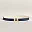 View: , Mini Constance belt buckle & Bandana leather strap 24 mm