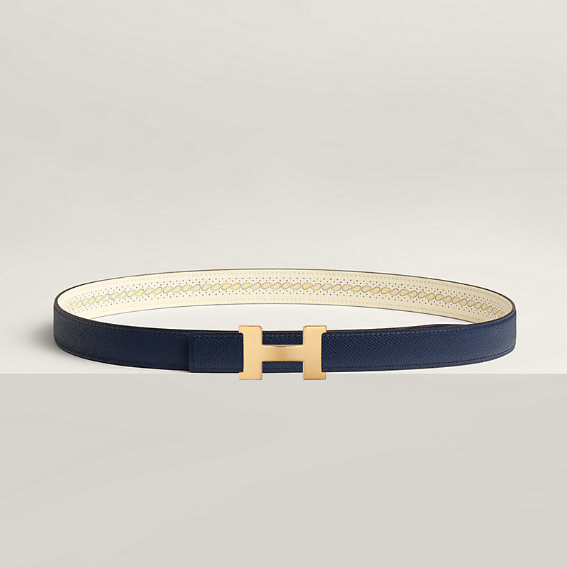 Mini Constance belt buckle & Bandana leather strap 24 mm