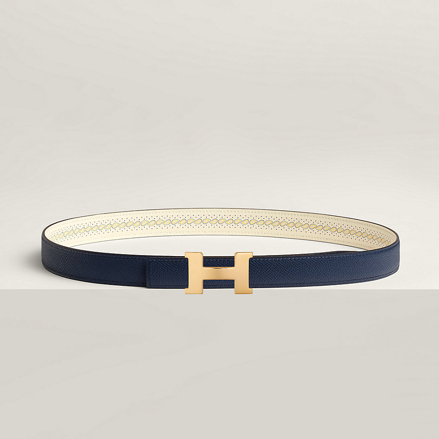Constance belt buckle & Reversible leather strap 38 mm