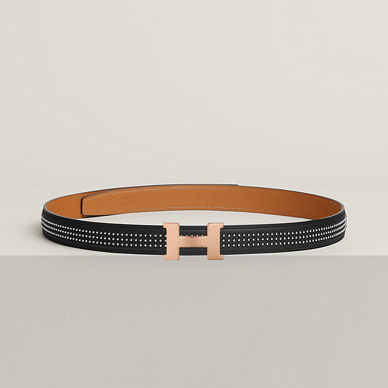 Mini Constance belt buckle & Leather strap 24 mm | Hermès USA