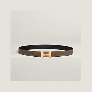 Mini Constance So Black belt buckle & Reversible leather strap 24 mm