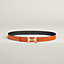 Mini Constance belt buckle & Reversible leather strap 24 mm, view 2 of 3