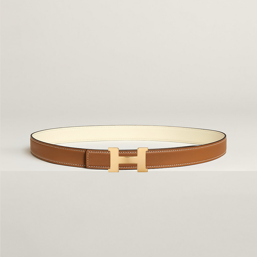 Mini Constance belt buckle & Reversible leather strap 24 mm | Hermès ...