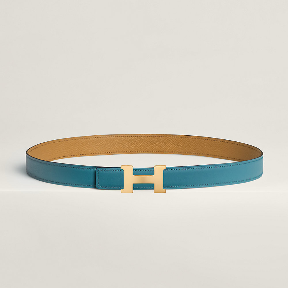 Mini Constance belt buckle & Reversible leather strap 24 mm | Hermès UK