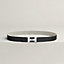 Mini Constance belt buckle & Toile H Plume leather strap 24&nbsp;mm, View: , view 2 of 2