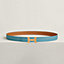 Mini Constance Guillochee belt buckle & Bandana leather strap 24&nbsp;mm, View: , view 1 of 3