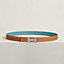 Mini Constance Guillochee belt buckle & Bandana leather strap 24&nbsp;mm, View: , view 2 of 3