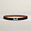 Mini Constance Guillochee belt buckle & Reversible leather strap 24 mm, view 1 of 2