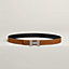 Mini Constance Guillochee belt buckle & Reversible leather strap 24 mm, view 2 of 2