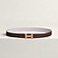 Mini Constance Guillochee belt buckle & Reversible leather strap 24&nbsp;mm, View: , view 1 of 3