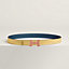 Mini Constance Guillochee belt buckle & Reversible leather strap 24 mm, view 1 of 2