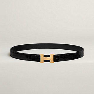 HERMES ベルト Tete de Cheval belt buckle & Reversible leather strap 38 mm