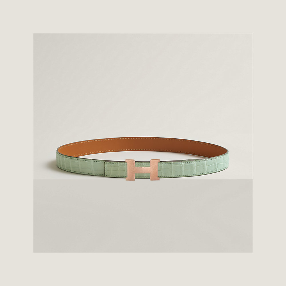 Mini Constance Martelee belt buckle & Leather strap 24 mm | Hermès USA