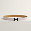 Mini Constance So Black belt buckle & Bandana leather strap 24&nbsp;mm, View: , view 1 of 2