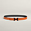Mini Constance So Black belt buckle & Reversible leather strap 24 mm, view 2 of 2