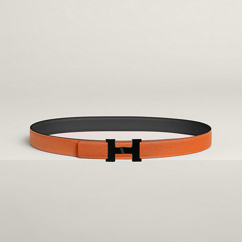 Mini Constance So Black belt buckle & Reversible leather strap 24 mm