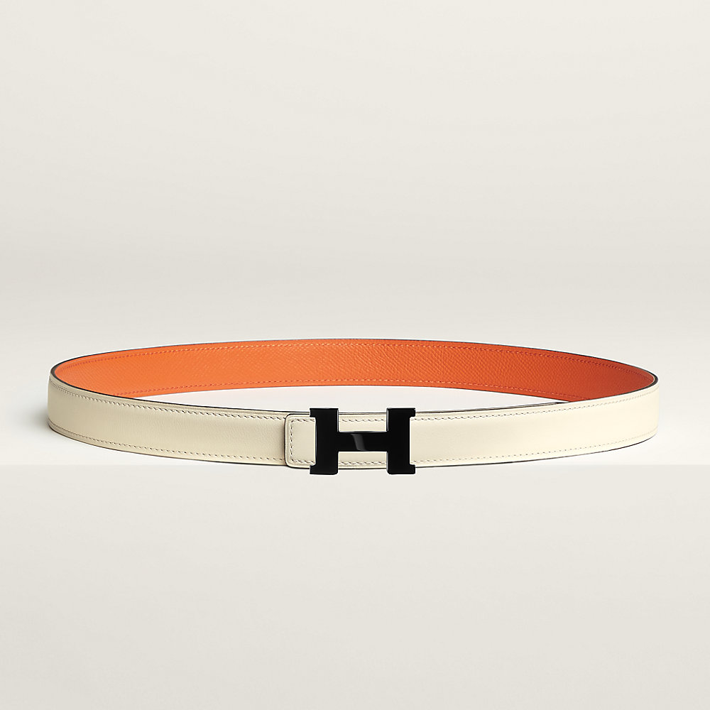 MINI TRIOMPHE BELT 13 MM BRONZE BROWN LEATHER GOLD HARDWARE