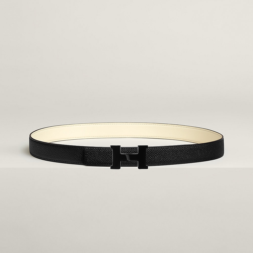 MINI TRIOMPHE BELT 13 MM BRONZE BROWN LEATHER SILVER HARDWARE