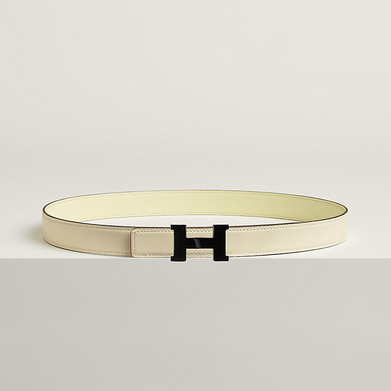Mini Constance So Black belt buckle & Reversible leather strap 24 mm