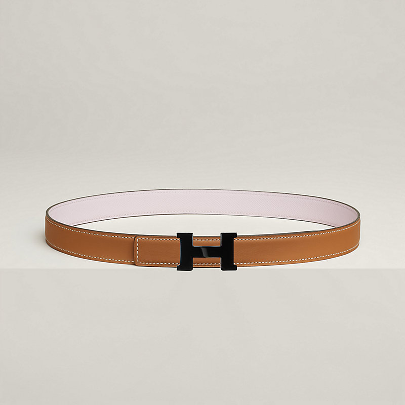 Mini Constance So Black belt buckle & Reversible leather strap 24 mm