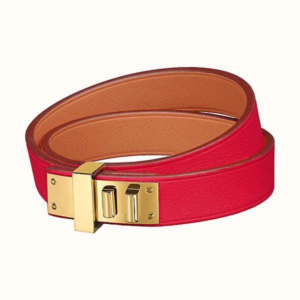 hermes mini dog double tour bracelet