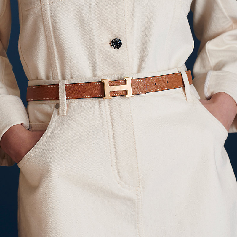 HERMES H ベルト H belt buckle & Reversible leather strap 32 mm | Hermès Mainland China