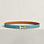 Mini H belt buckle & Bandana leather strap 24&nbsp;mm, View: , view 1 of 3