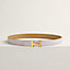 Mini H belt buckle & Bandana leather strap 24&nbsp;mm, View: , view 1 of 3