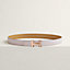 Mini H belt buckle & Bandana leather strap 24&nbsp;mm, View: , view 1 of 3