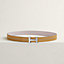 Mini H belt buckle & Bandana leather strap 24&nbsp;mm, View: , view 2 of 3