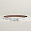 View: , Mini H belt buckle & Reversible leather strap 24 mm