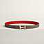 View: , Mini H belt buckle & Reversible leather strap 24 mm