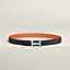 View: , Mini H belt buckle & Reversible leather strap 24 mm
