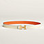 Mini H belt buckle & Reversible leather strap 24&nbsp;mm, View: , view 1 of 3