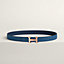 Mini H belt buckle & Reversible leather strap 24&nbsp;mm, View: , view 1 of 3