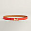 Mini H belt buckle & Reversible leather strap 24&nbsp;mm, View: , view 2 of 3