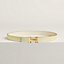 Mini H belt buckle & Reversible leather strap 24&nbsp;mm, View: , view 2 of 3