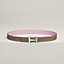 Mini H belt buckle & Reversible leather strap 24&nbsp;mm, View: , view 1 of 3