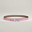 Mini H belt buckle & Reversible leather strap 24&nbsp;mm, View: , view 2 of 3