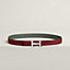 Mini H belt buckle & Reversible leather strap 24&nbsp;mm, View: , view 1 of 3