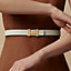 Mini H belt buckle & Toile H Plume leather strap 24&nbsp;mm, View: Worn, worn, view 3 of 3