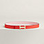 Mini H Disco belt buckle & Hermès sur Mer reversible leather strap 24&nbsp;mm, View: , view 2 of 3
