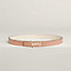 Mini H Disco belt buckle & Reversible leather strap 24&nbsp;mm, View: , view 1 of 3