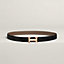 Mini H Disco belt buckle & Reversible leather strap 24&nbsp;mm, View: , view 1 of 3