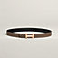 Mini H Disco belt buckle & Reversible leather strap 24&nbsp;mm, View: , view 2 of 3