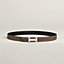 Mini H Disco belt buckle & Reversible leather strap 24&nbsp;mm, View: , view 2 of 2