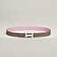 Mini H Disco belt buckle & Reversible leather strap 24&nbsp;mm, View: , view 1 of 2