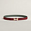 Mini H Disco belt buckle & Reversible leather strap 24&nbsp;mm, View: , view 1 of 3