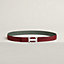 Mini H Disco belt buckle & Reversible leather strap 24&nbsp;mm, View: , view 1 of 2
