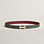Mini H Disco belt buckle & Reversible leather strap 24&nbsp;mm, View: , view 2 of 3